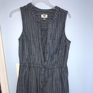 Denim Stripe Dress